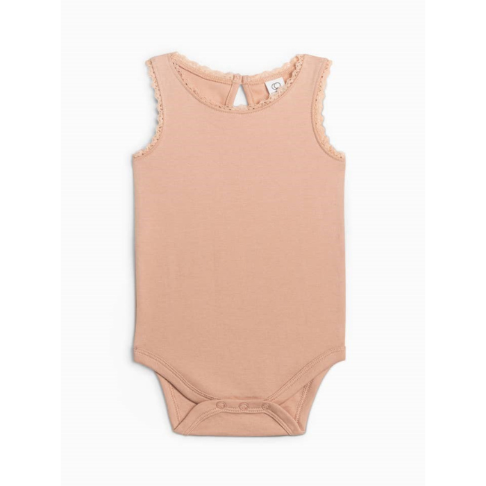 Organic Baby Luna Lace Bodysuit