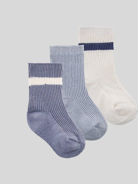 3 Pack Socks Organic Cotton Toddler